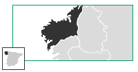 Localización de Galinsa en La Coruña